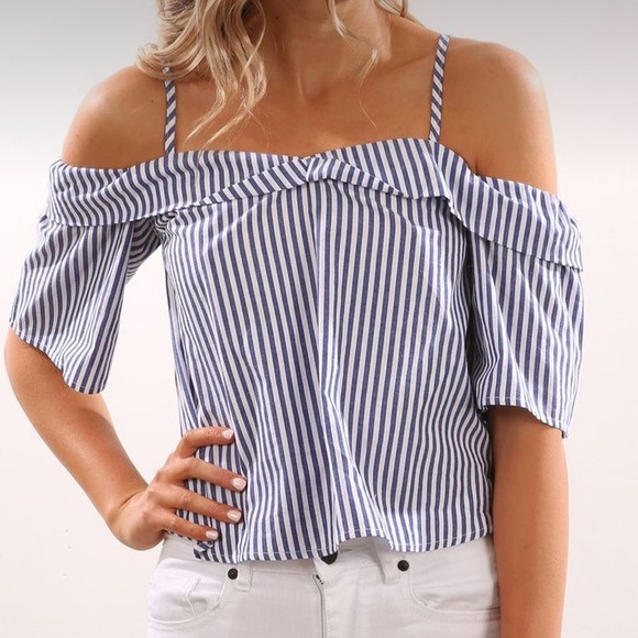 FUN off shoulder lightweight top shirt - Picture 5 of 12